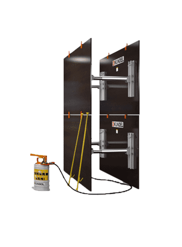 Trench Jack FinForm Release Tool Rendering 3